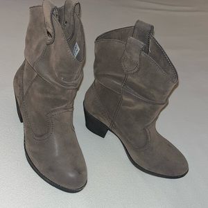 Brown ankle boots